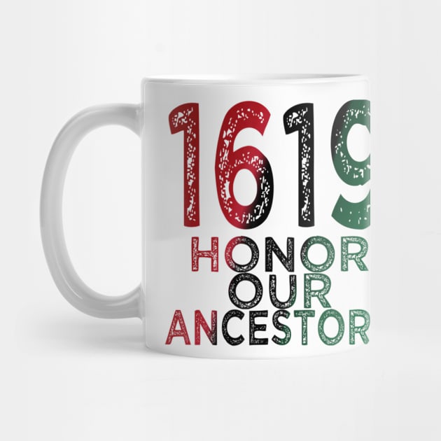 1619 Our Ancestors Project, Black History Month Kwanzaa Gift by Walkowiakvandersteen